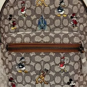 Disney 50th anniversary Coach Backpack Brand new with tags Coach X Disney Mickey & Friends Charter Backpack WDW 50th  main image 2